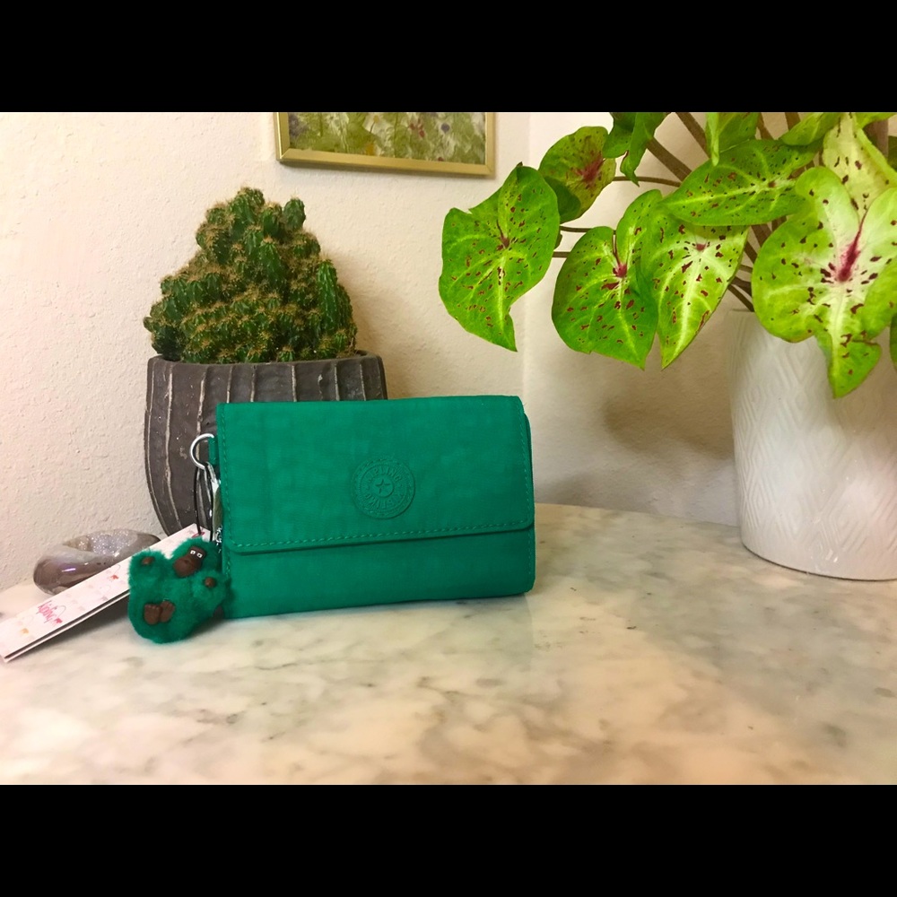 Kipling Pixi Wallet Green